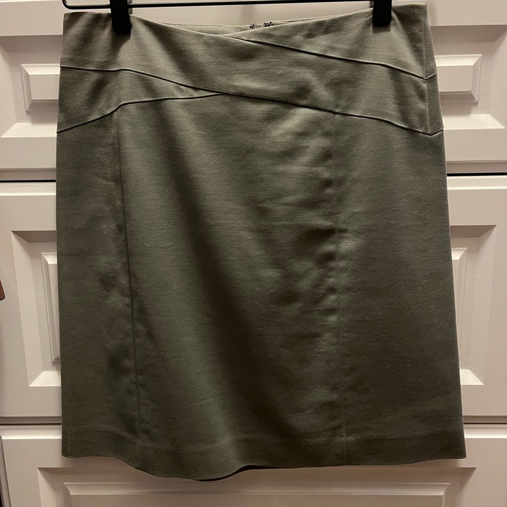Banana Republic Grey Skirt Suit